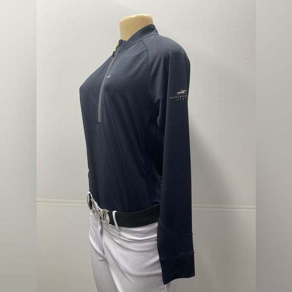 Equestrianian Show Shirt Schokemohle Sports Dark Blue - Picture 2 of 3